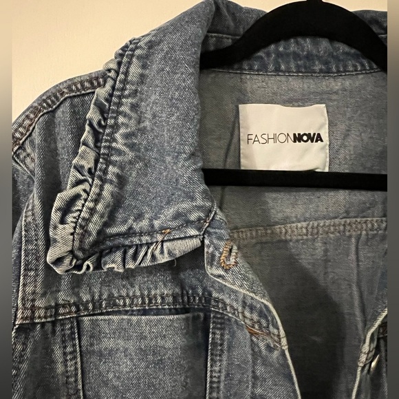 Jean jacket size L (H108) - Picture 4 of 8